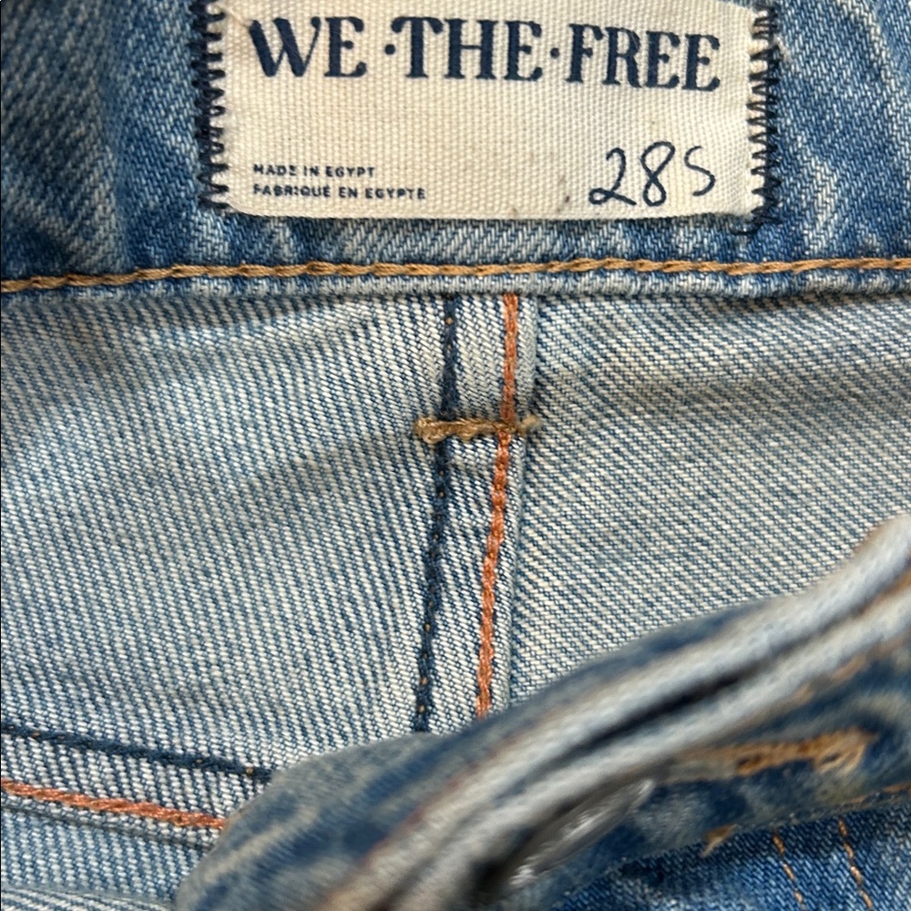 We The Free Sky Blue Wide Leg Jeans - Picture 8 of 14